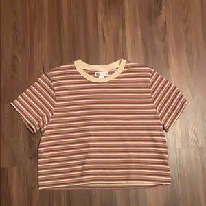 Stripped cute crop